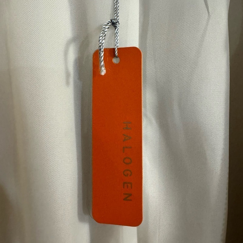 Halogen Light Gray Asymmetrical Zip Jacket - image 3